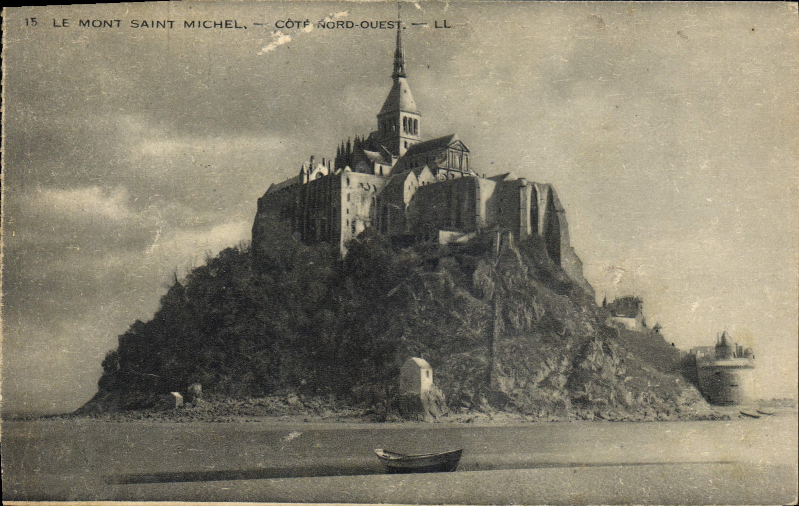 CPA Le Mont St Michel Cote Nord Ouest
