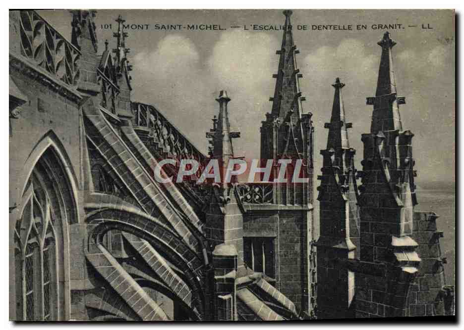 Mont Saint-Michel — L'Escalier de Dentelle en Granit — LL