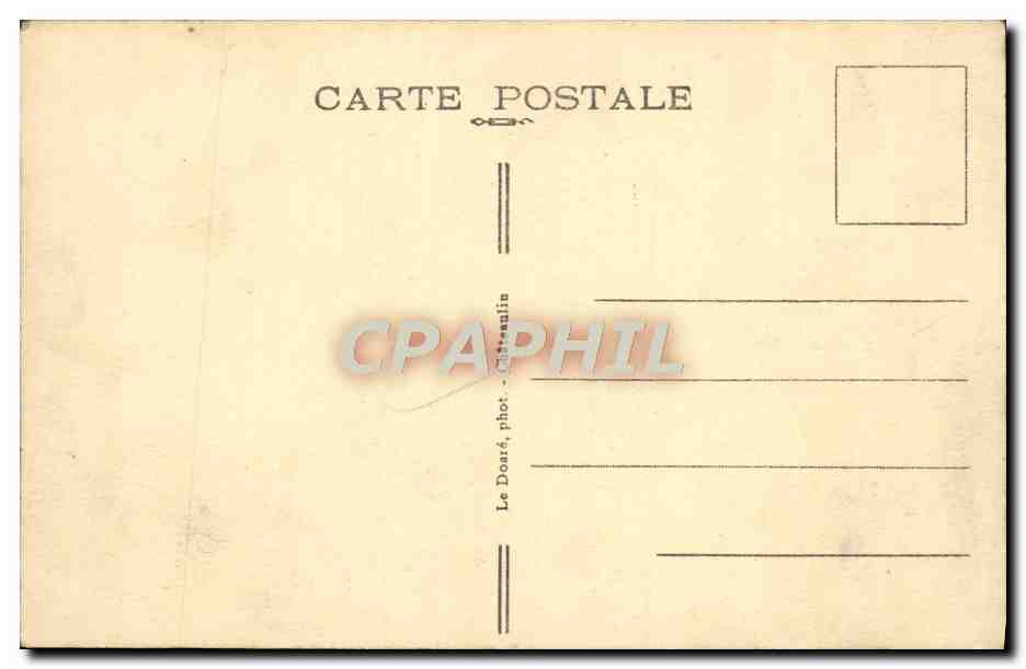 CPA Pleyben Le Calvaire — Rückseite
