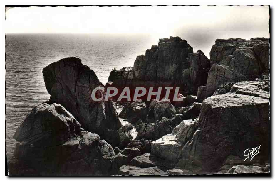 CPM Le Croisic La Grande Cote Rocher du grand autel