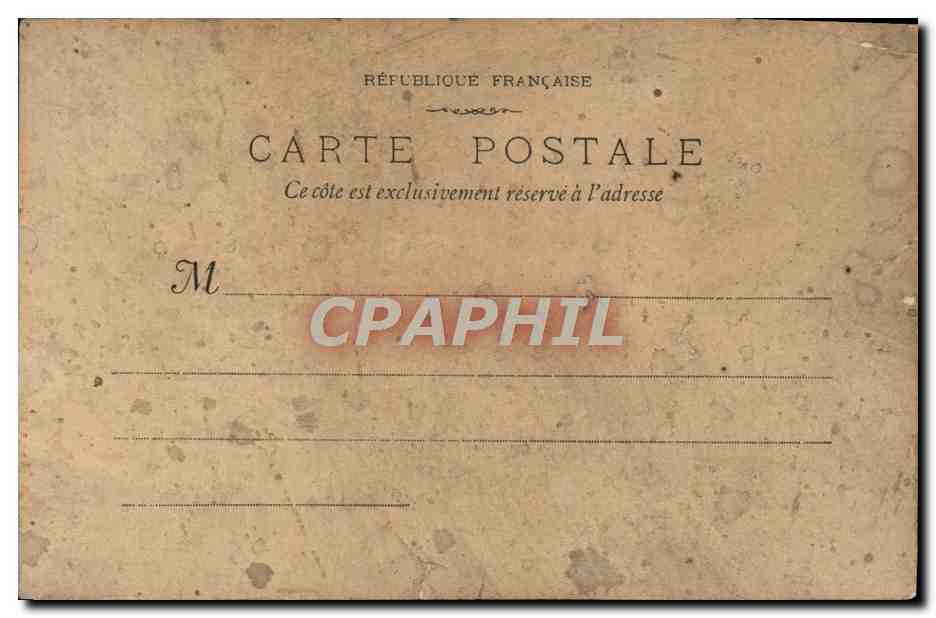CPA Tamatave Jardin Public Musique — Rückseite