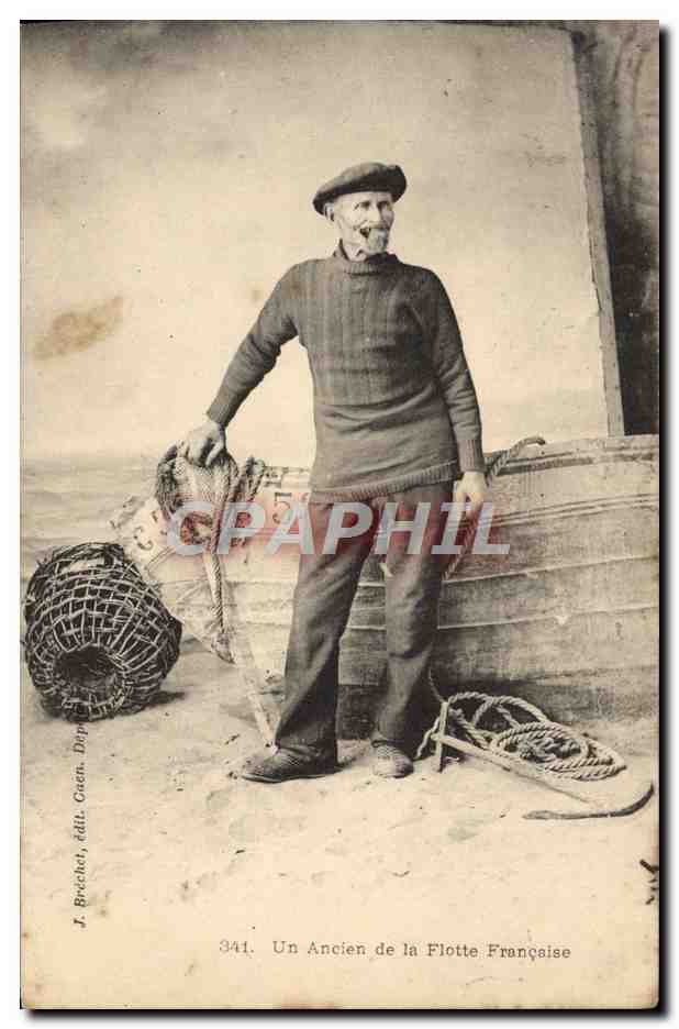 Un Ancien de la Flotte Française — J. Brachet, Caen, Dép. 341