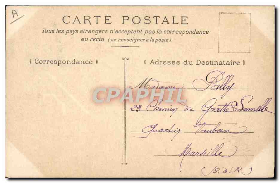 Manœuvres des Treuils à bord — Marine Française — 137 — Clavel, éditeur, Toulon — Verso