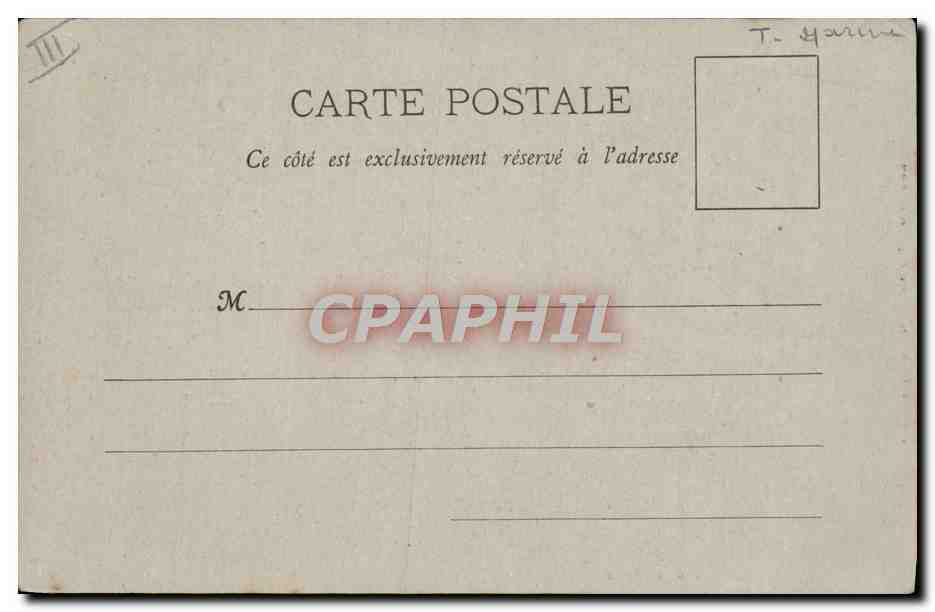 CPA Bateau Officier a la meche  — Verso