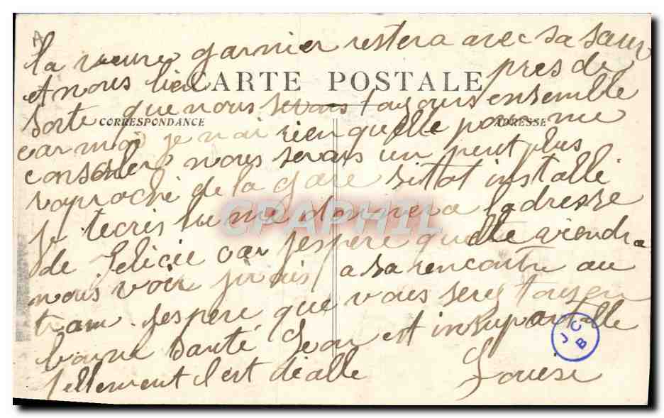 Catastrophe du « Liberté » — 25 Septembre 1911 — Edit. Esper & Chiarelli - Toulon — Verso
