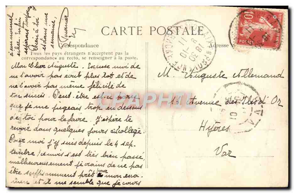 CPA Bateau Catastrophe du cuirasse Liberte Les epaves  — Verso