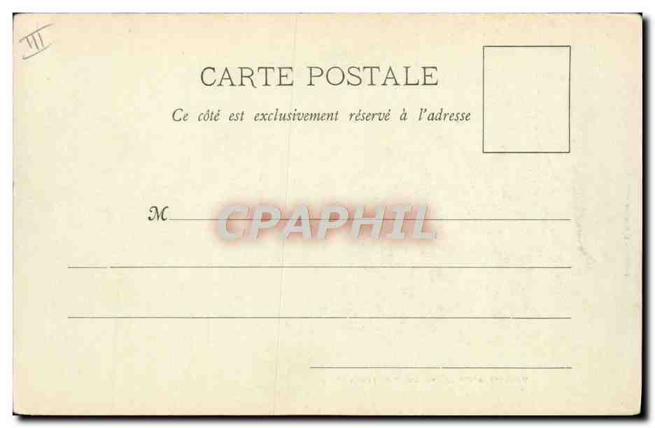 CPA Bateau Vedette et chaloupe du Suffren — Rückseite