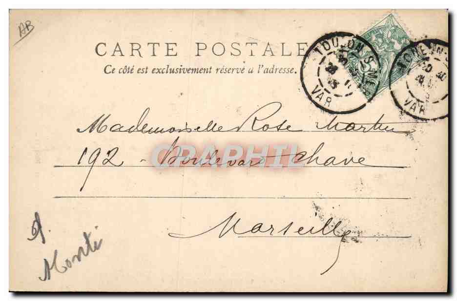 Dans les Haubans - Montez... — A. Bougault, édit. - Toulon-sur-Mer, n° 538 — Achterkant