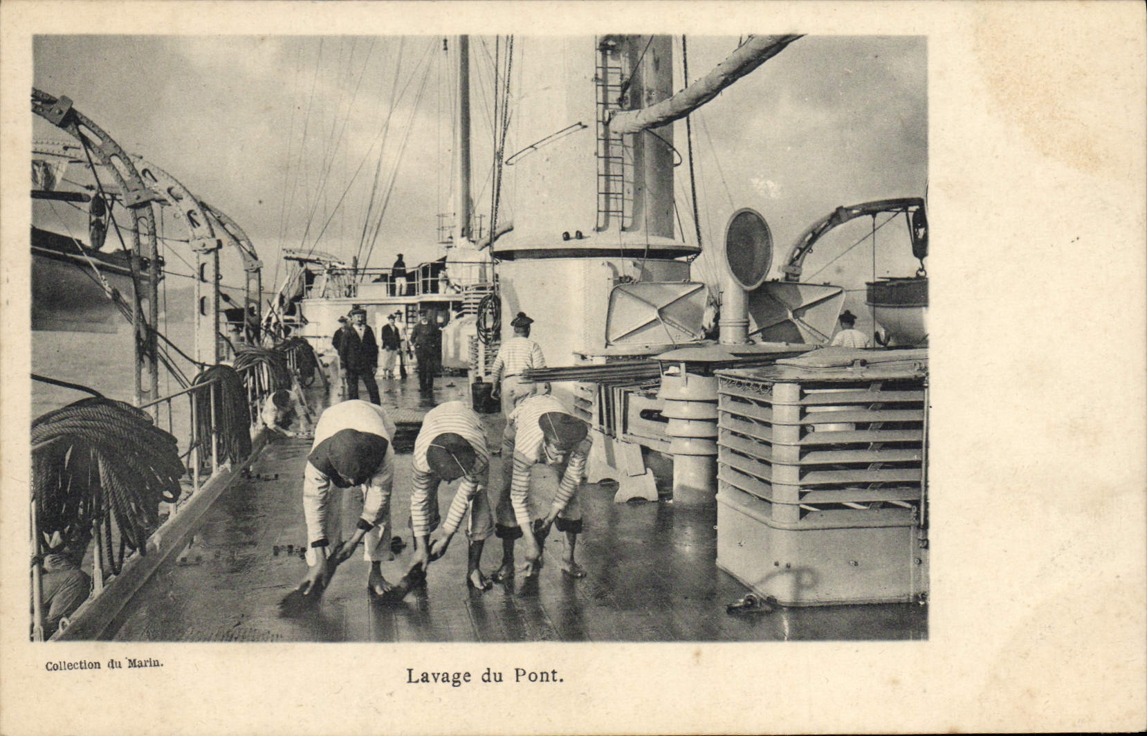 Lavage du Pont — Collection du Marin — n° de série non visible