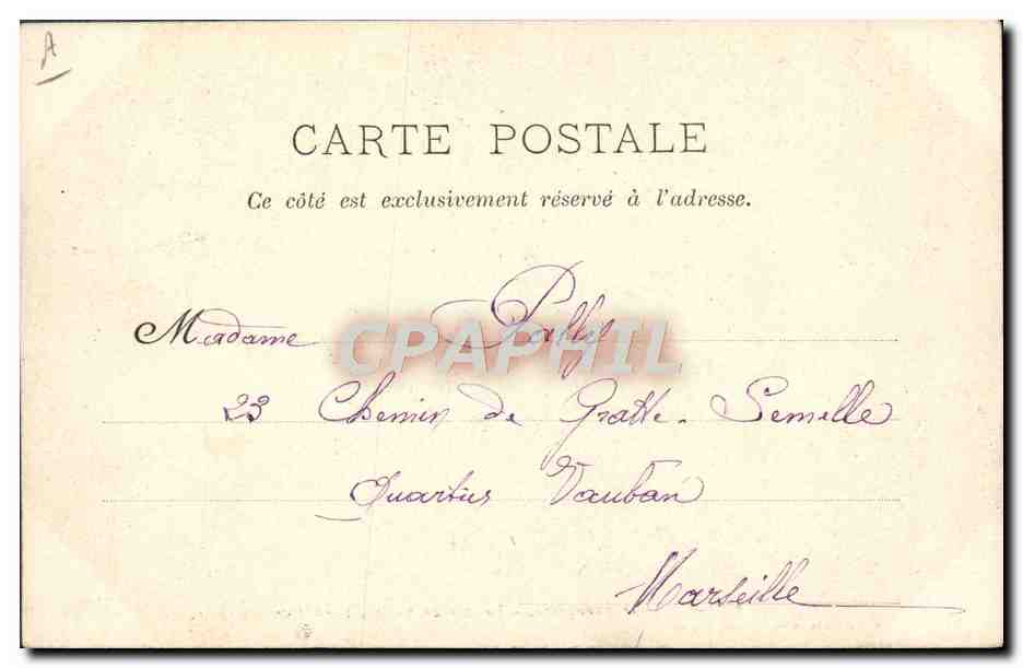 CPA Bateau Lavage de pont a bord d'un cuirasse — Verso