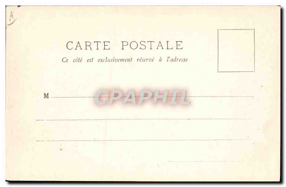 CPA Bateau Canots de corvee allant aux vivres — Verso