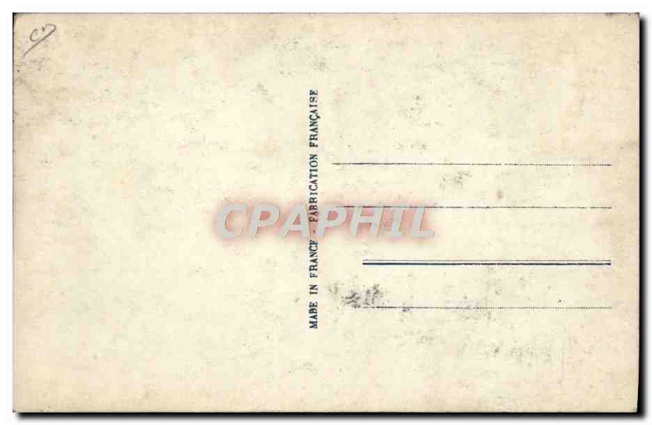 CPA Avion Aviation CA Lindbergh Traversee de l'Atlantique 20 21 mai 1927 — Verso