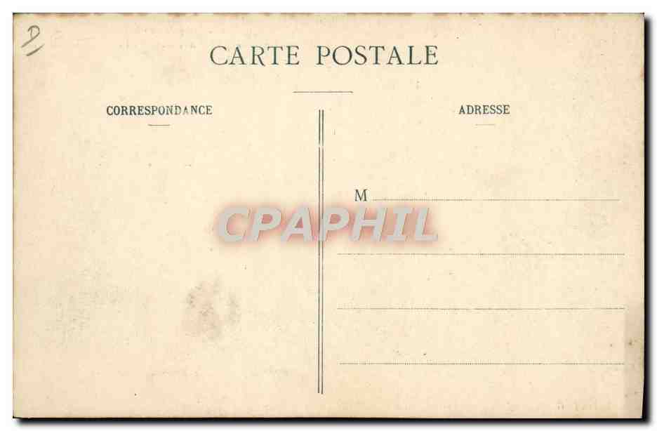 CPA Avion Aviation Camp de Chalons L'aeroplane Monoplan Antoinette le moteur et l'helice  — Verso