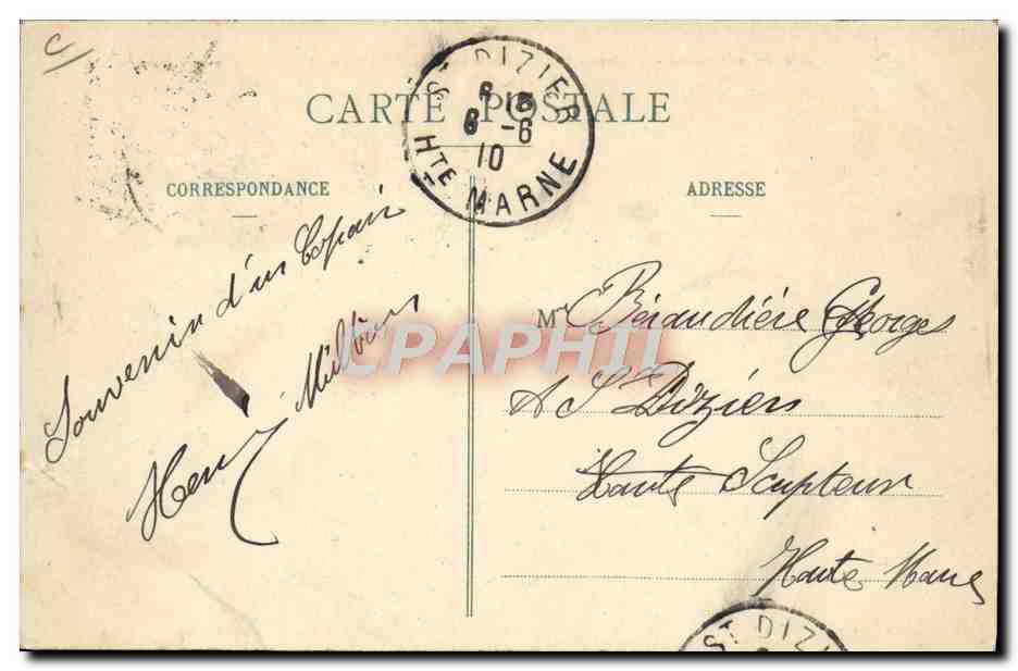 CPA Avion Aviation L'aeroplane de Roger Sommer L'aviateur a son poste de vol Appareil Henry Farman Moteur Vivinus  — Rückseite