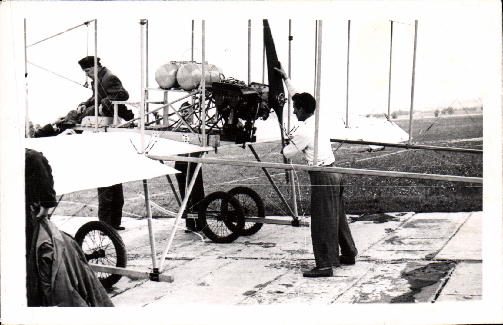 CARTE PHOTO Avion Aviation 