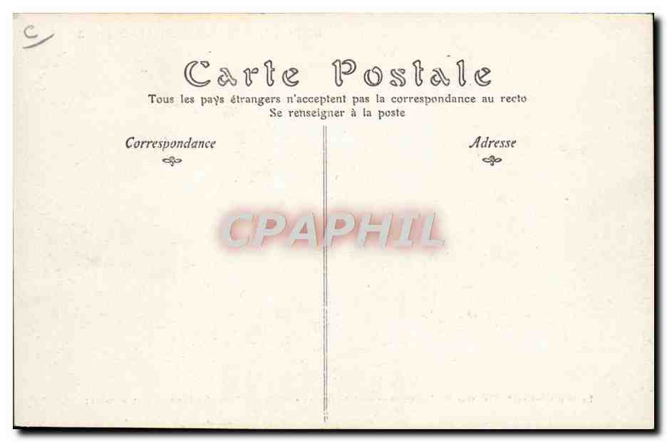 CPA Avion Aviation Premier voyage en aeroplane H Farman se rend au camp de Chalons a Reims Mourmelon le Petit  — Rückseite