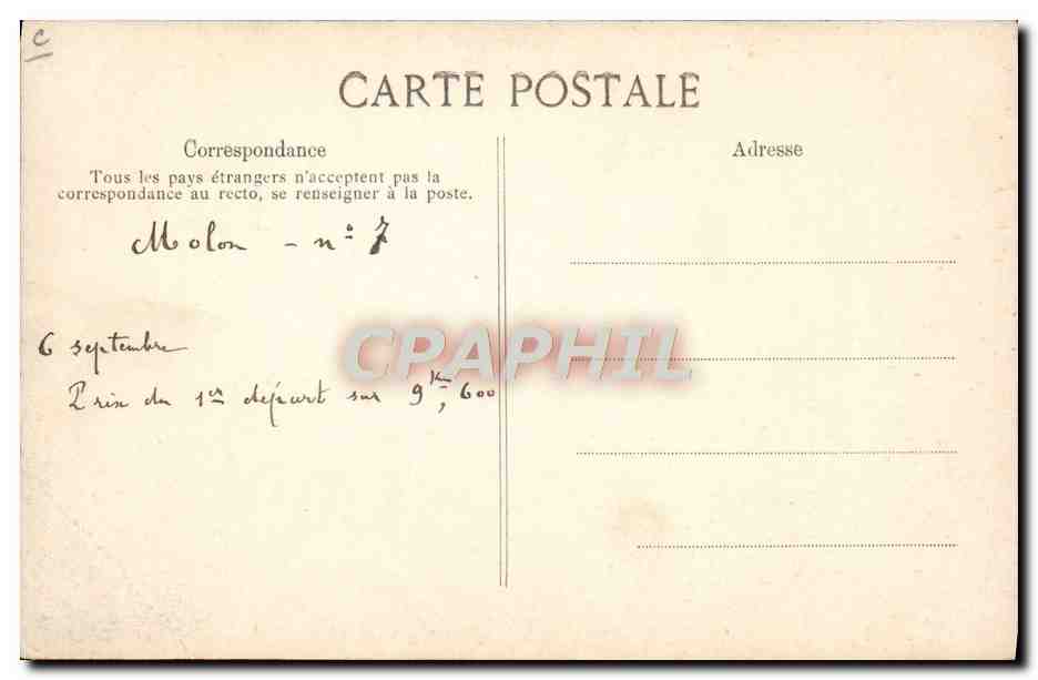 Molon sur Monoplan "Blériot" — modèle déposé — ELD — Rückseite