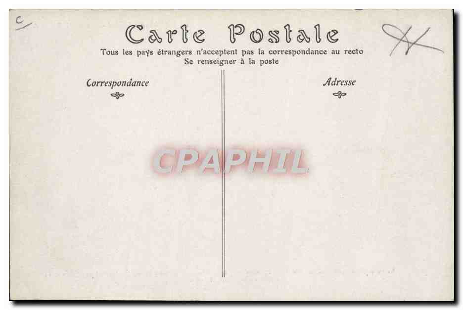 CPA Avion Aviation Premier voyage en aeroplane Farman camp de Chalons a Reims Moulin de Mourmelon  — Verso