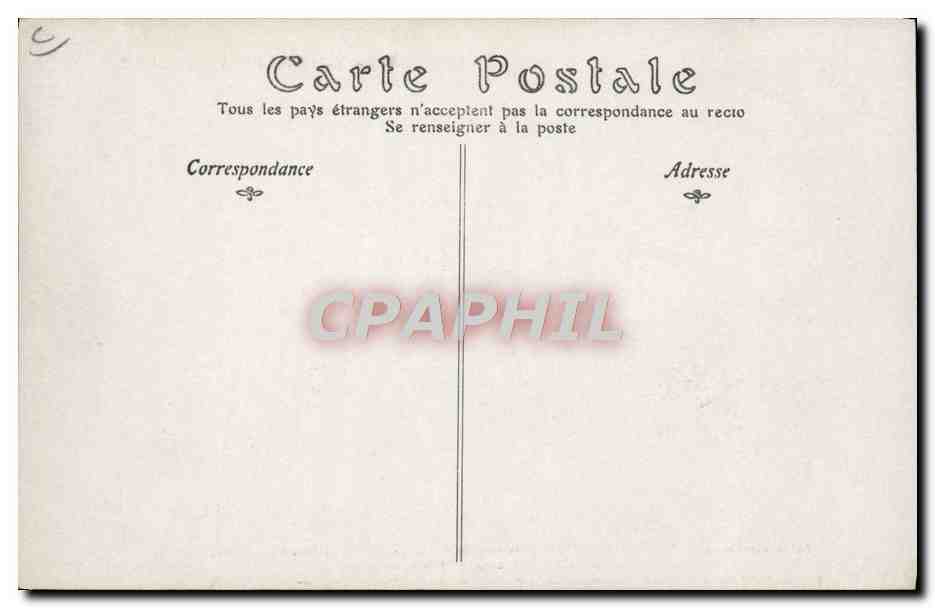 CPA Avion Aviation Premier voyage en aeroplane Farman Camp de Chalons a Reims Moulin de Mourmelon  — Rückseite