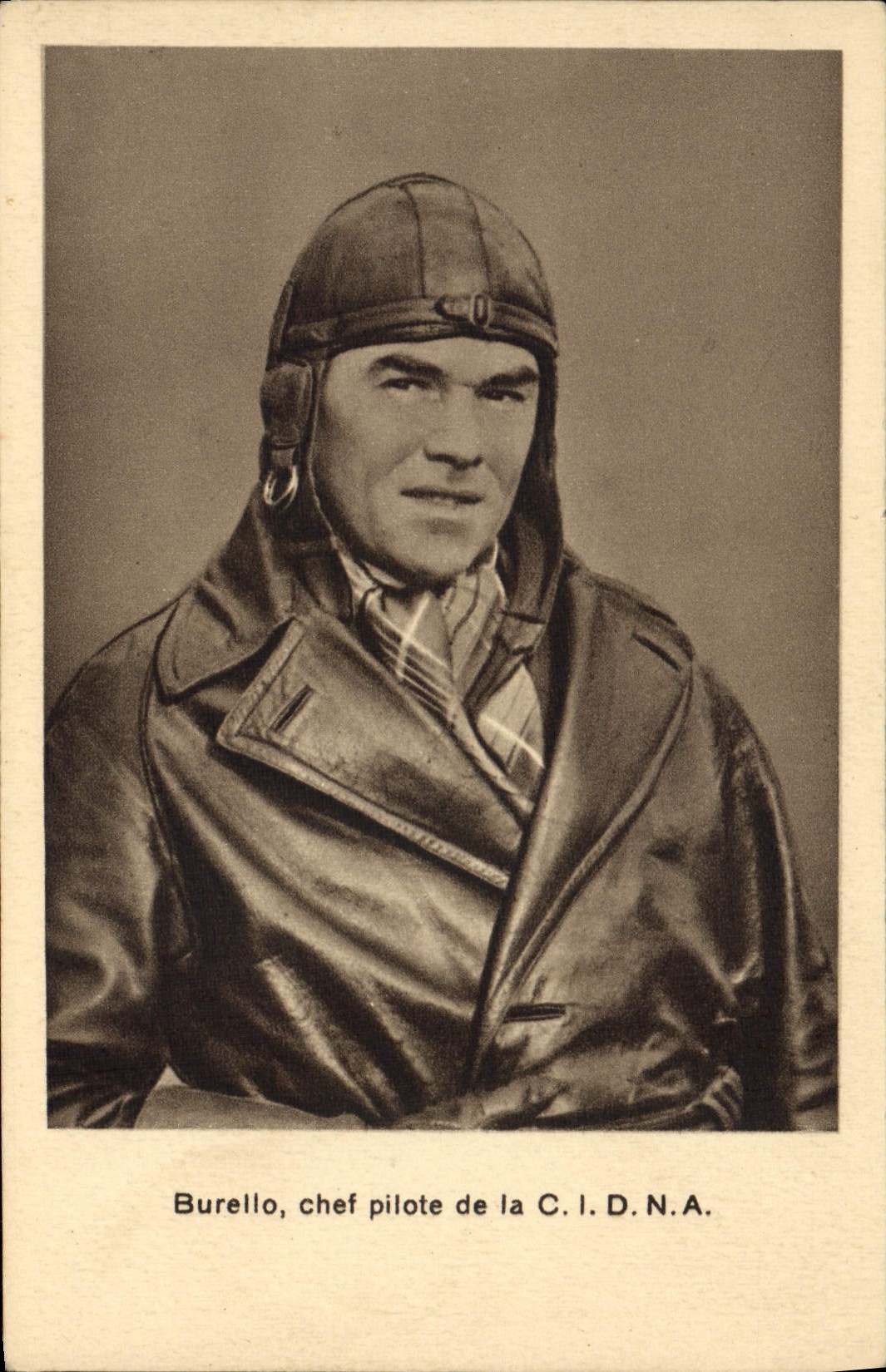 CPA Avion Aviation Burello Chef pilote de la CIDNA