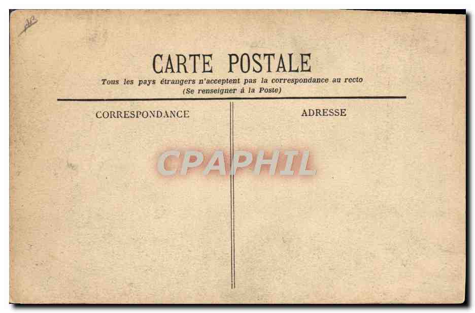 CPA Avion Aviation Capitaine Burgeat alias de Chauveau sur monoplan Antoinette — Rückseite