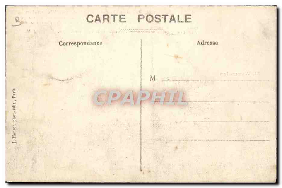 CPA Avion Aviation Biplan H Farman pilote par Wynmalen — Verso
