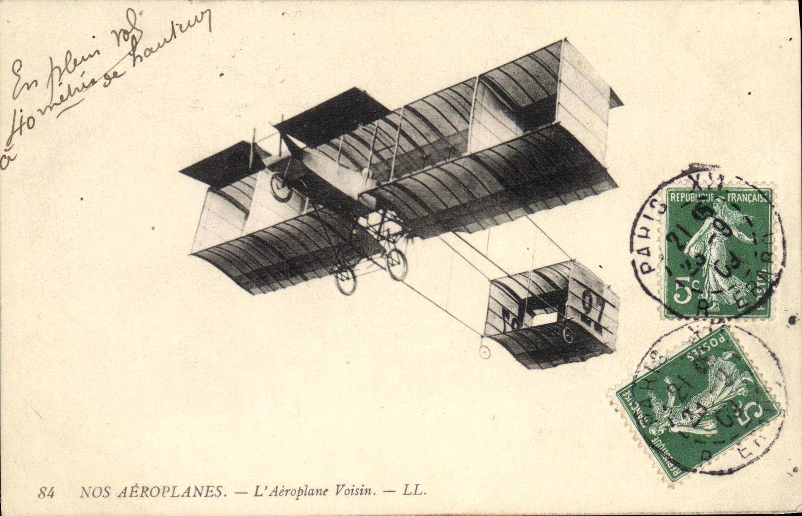 CPA Avion Aviation L'aeroplane Voisin