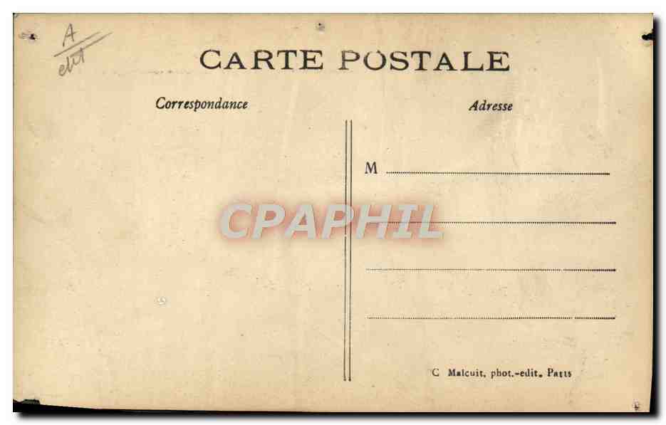CPA Avion Aviation M Henri Farman sur son aeroplane  — Rückseite