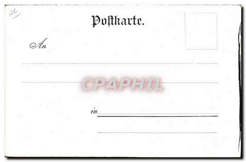 CPA Fantaisie Illustrateur Pelican — Rückseite