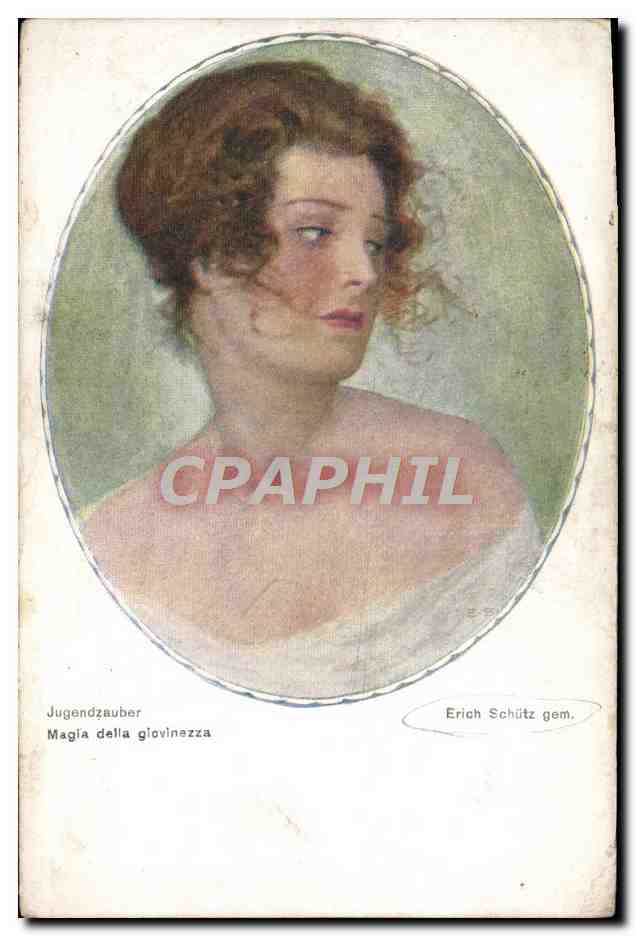 CPA Fantaisie Illustrateur Femme Erich Schutz