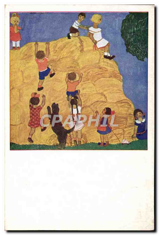 CPA Fantaisie Illustrateur Enfants Austrian Junior Red Cross 