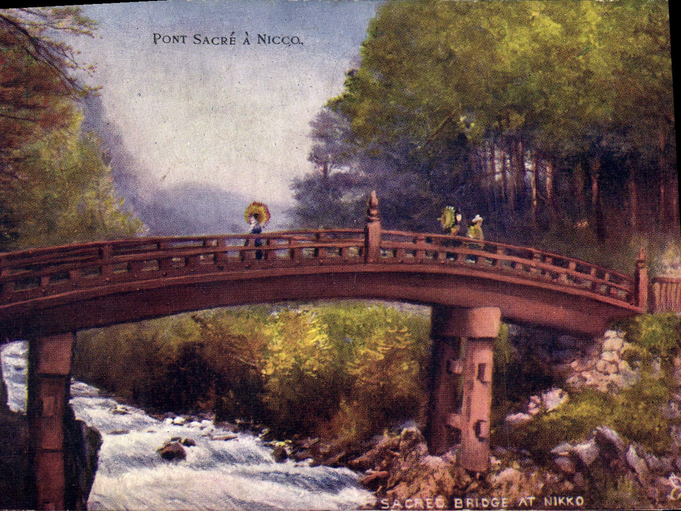 CPA Japon Nippon Pont sacre a Nicco 