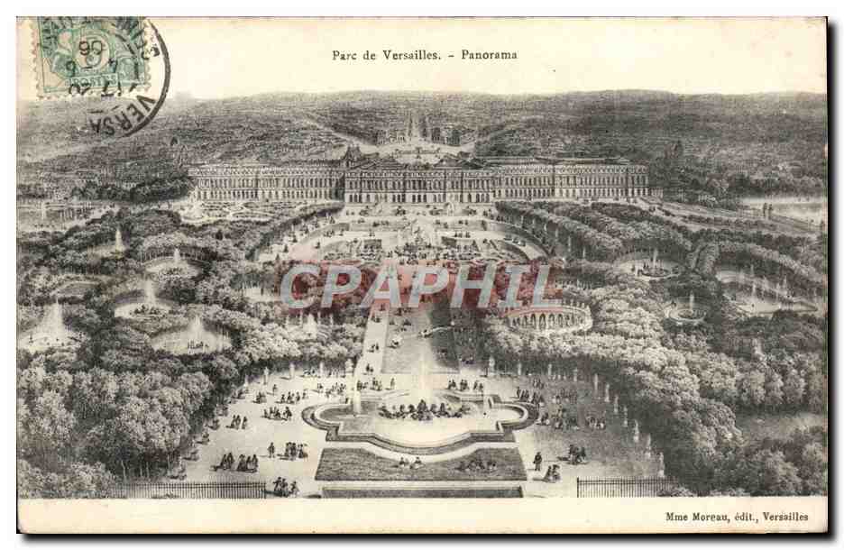 CPA Parc de Versailles Panorama