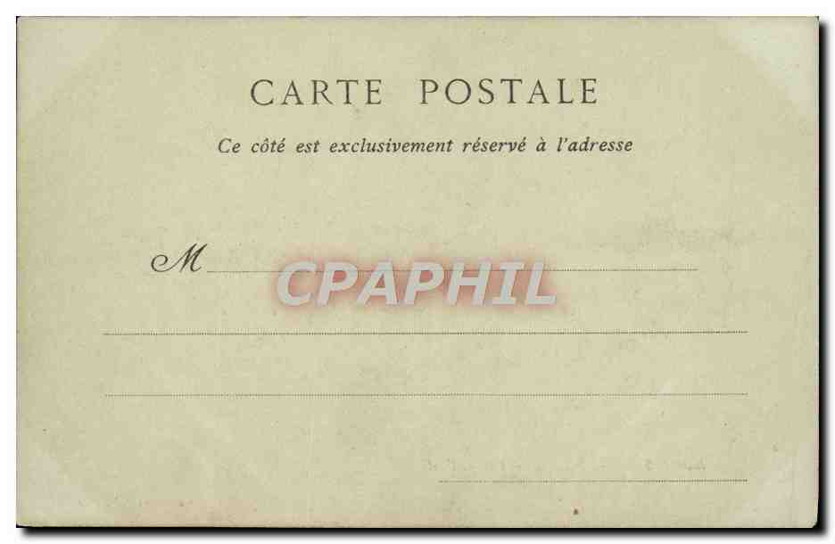 CPA Mont Saint Michel Cote de L'Est Peche Pecheur — Verso