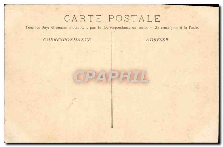 CPA Vichy Environs De Vichy Chateau De Bourbon Busset — Verso