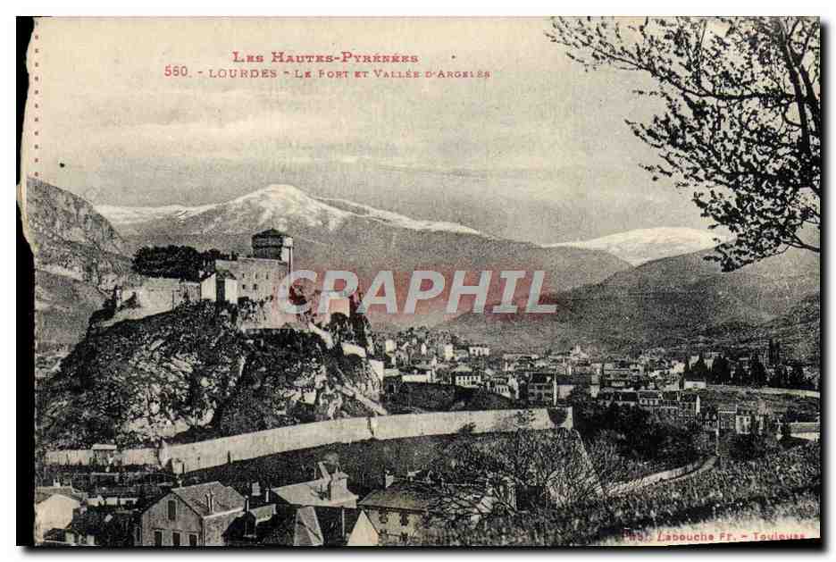 CPA Lourdes Le Fort Et Vallee D'Argeles