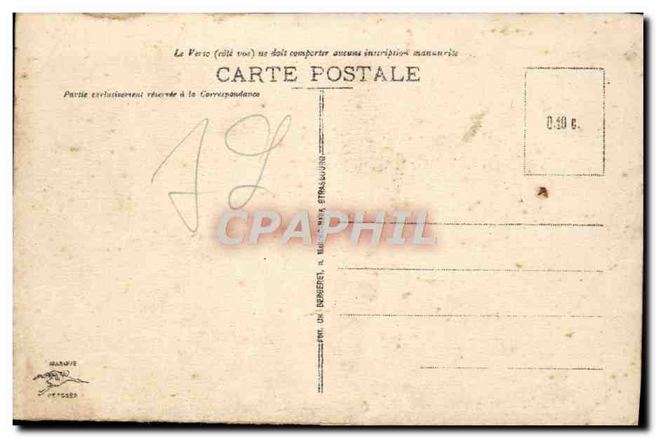 CPA Mont Ste Odile — Rückseite
