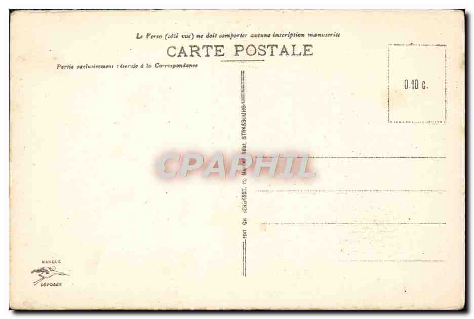 CPA Mont Ste Odile Birkenfels — Verso