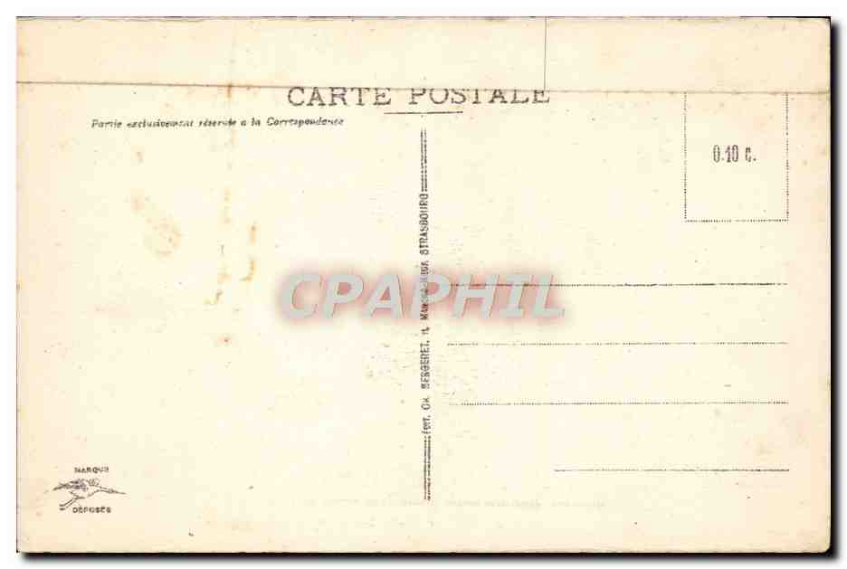 Mont-Sté-Opile (alt. 763m) — vue du Mur Pajen et du Couvent — éditeur Narouze — Verso