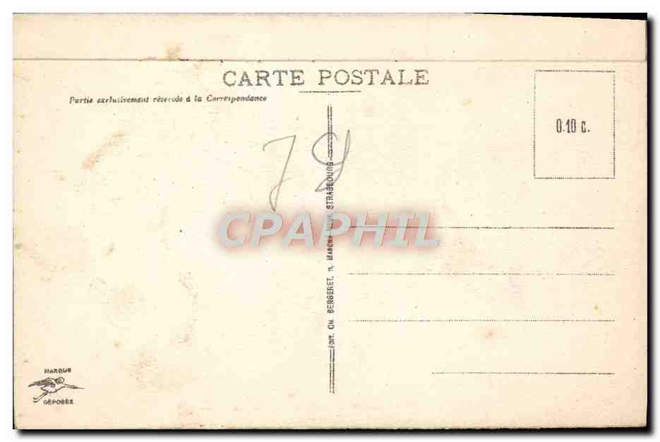 CPA Mont Ste Odile Le mur paien — Rückseite