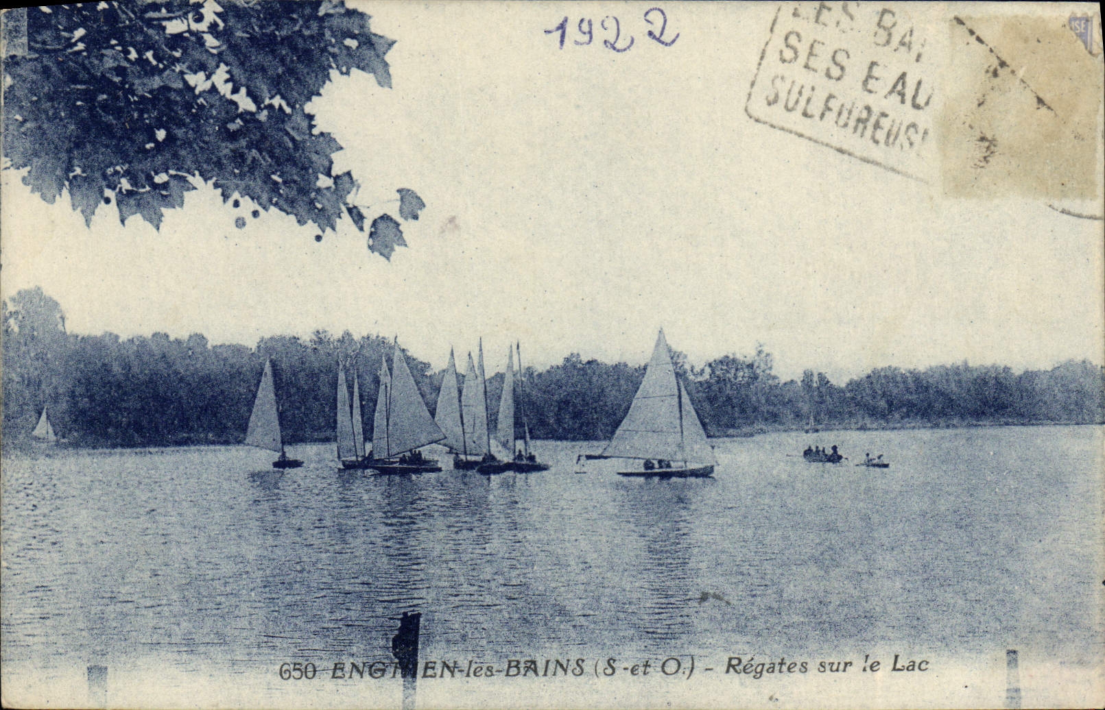 Engmen-les-Bains (S.-et-O.) — Régates sur le Lac — éditeur CPAPHIL n°650