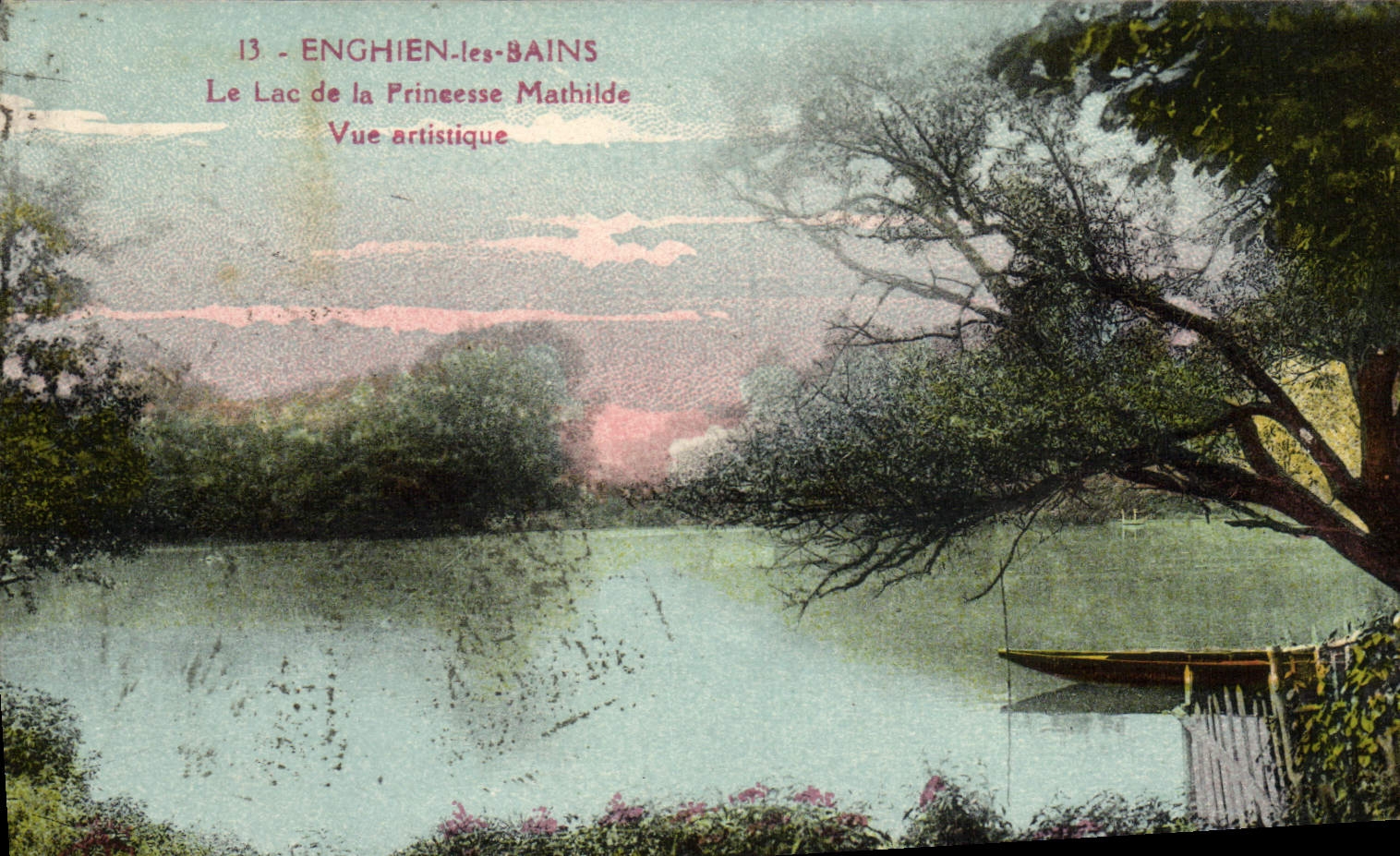 Enghien-les-Bains — Le Lac de la Princesse Mathilde — Vue artistique — n°13
