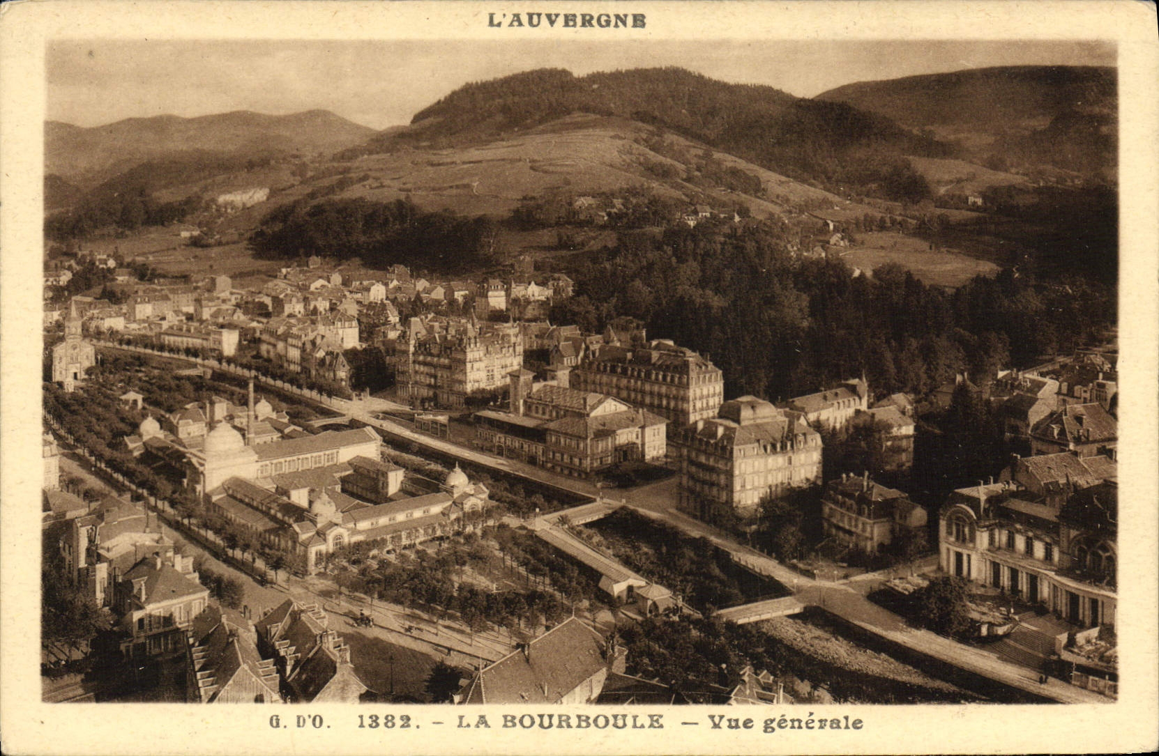 La Bourboule — Vue générale — G. D'O. 1382