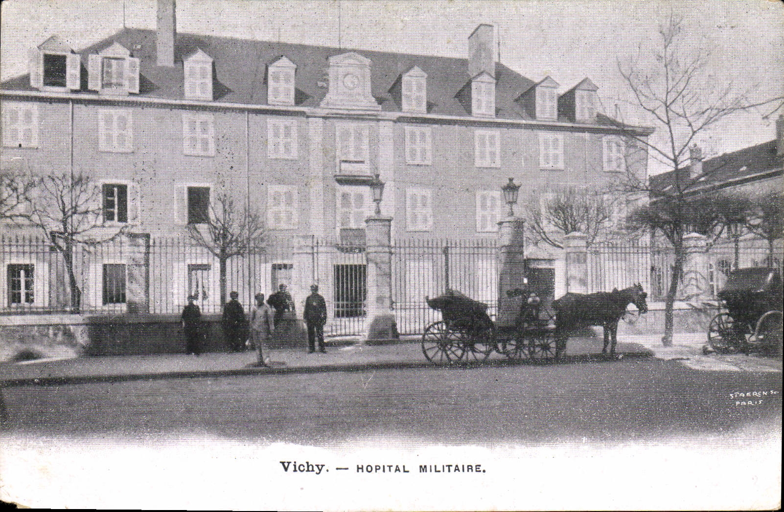 CPA Vichy Hopital Militaire Militaria