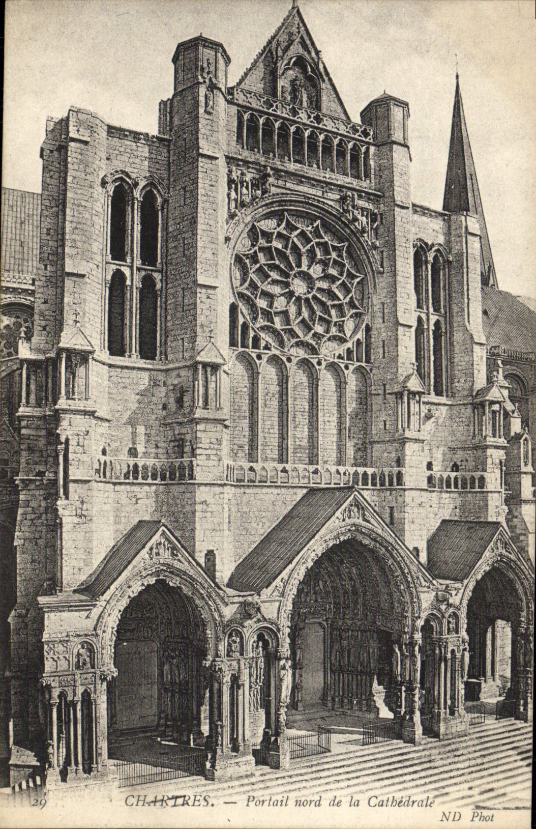 CPA Cathedrale Portail Nord De La Cathedrale