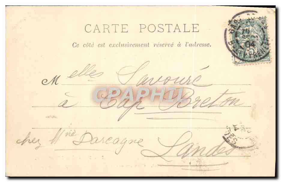 CPA Pau Chambre De Jeanne D'Albret Ecran brode — Rückseite