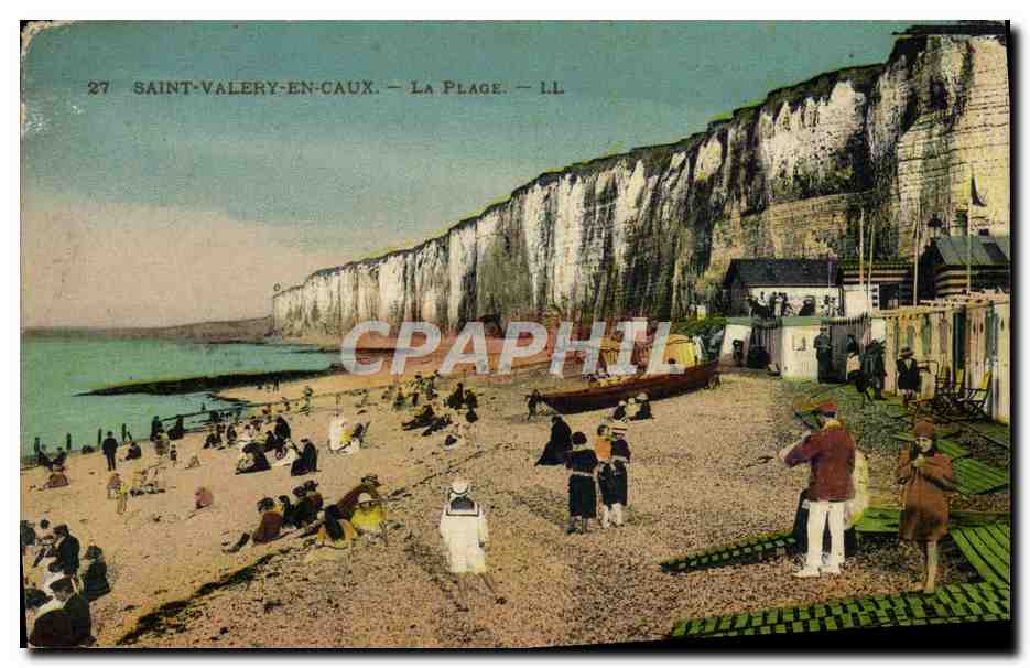 CPA Saint Valery En Caux La Plage