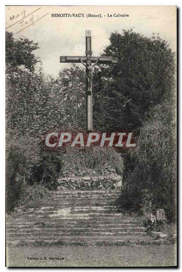 CPA Benoite Vaux Le Calvaire Christ