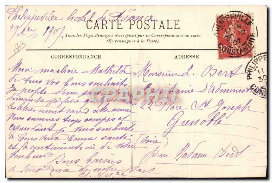 Lavage du Pont — d'après Bourgain — A. Bougaull, n° 618 — Verso