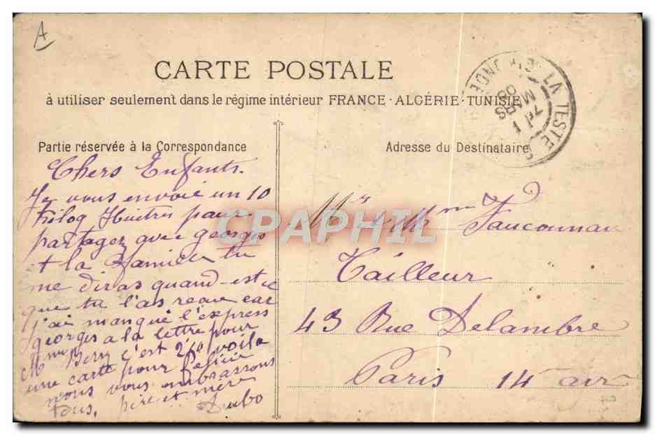 Marine Française — 98 — La Baignade à Bord — Clavel Edit. - Toulon — Reverso